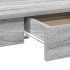 Escritorio de madera contrachapada gris sonoma 100x45x75