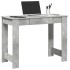 Escritorio de madera contrachapada gris hormigón 100x45x75
