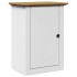 Armario de pared para baño BODO blanco y marrón 44x30x60