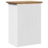 Armario de pared para baño BODO blanco y marrón 44x30x60