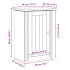 Armario de pared para baño BODO blanco y marrón 44x30x60
