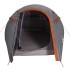 Tienda de campaña túnel 2 personas impermeable gris y