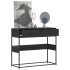 Mesa consola de madera contrachapada negro 90x35x80