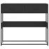 Mesa consola de madera contrachapada negro 90x35x80