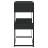 Mesa consola de madera contrachapada negro 90x35x80