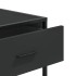 Mesa consola de madera contrachapada negro 90x35x80