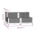 Arriate polipropileno 80x80x38