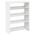 Mueble zapatero madera contrachapada blanco 60x25x81