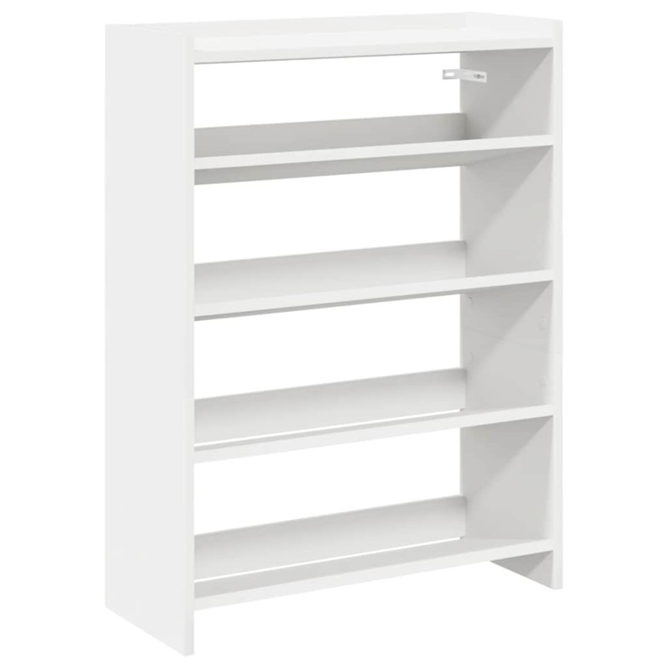Mueble zapatero madera contrachapada blanco 60x25x81