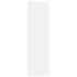 Mueble zapatero madera contrachapada blanco 60x25x81