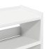 Mueble zapatero madera contrachapada blanco 60x25x81