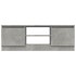 Mueble de TV con puerta gris hormigón 102x30x36