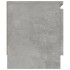 Mueble de TV con puerta gris hormigón 102x30x36
