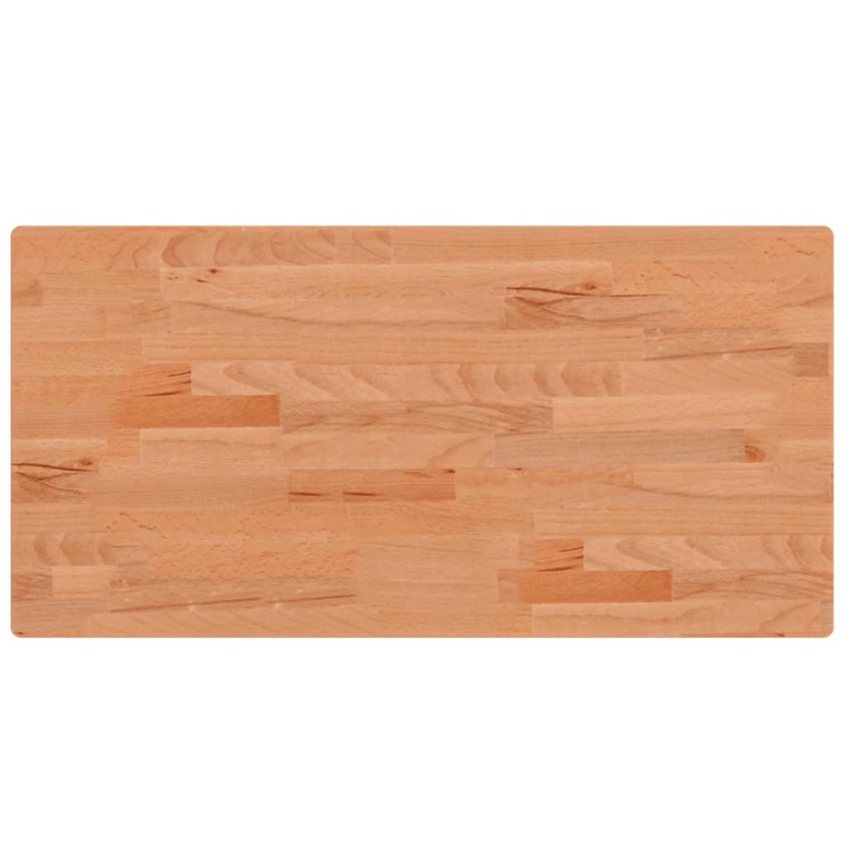 Tablero rectangular de madera maciza de haya 80x40x2,5