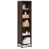 Estantería madera ingeniería roble marrón 40x35x170,5