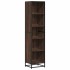 Estantería madera ingeniería roble marrón 40x35x170,5