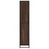 Estantería madera ingeniería roble marrón 40x35x170,5