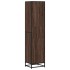 Estantería madera ingeniería roble marrón 40x35x170,5
