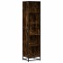 Estantería madera ingeniería color roble ahumado 40x35x170,5