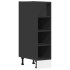 Armario inferior de cocina contrachapada negro 20x44,5x81,5