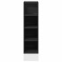 Armario inferior de cocina contrachapada negro 20x44,5x81,5