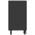 Armario inferior de cocina contrachapada negro 20x44,5x81,5