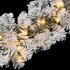 Guirnalda de Navidad con luces LED PVC verde 5