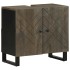 Mueble para lavabo de madera maciza de mango negro 62x33x58