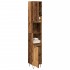 Armario de baño madera de ingeniería envejecida 30x30x190