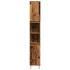 Armario de baño madera de ingeniería envejecida 30x30x190