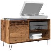 Mueble para discos madera ingeniería envejecida 84,5x38x48 cm