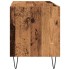 Mueble para discos madera ingeniería envejecida 84,5x38x48