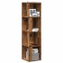 Mueble de esquina madera de ingeniería envejecida 33x33x132