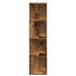 Mueble de esquina madera de ingeniería envejecida 33x33x132