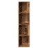 Mueble de esquina madera de ingeniería envejecida 33x33x132