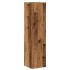 Mueble de esquina madera de ingeniería envejecida 33x33x132