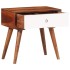 Mesa auxiliar madera maciza acacia 45x30x45