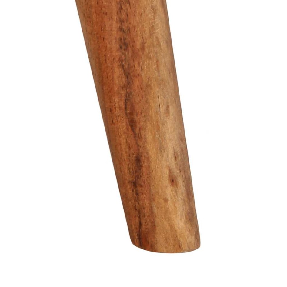 Mesa auxiliar madera maciza acacia 45x30x45