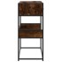 Mesa consola de madera de ingeniería roble ahumado 90x35x80
