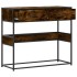 Mesa consola de madera de ingeniería roble ahumado 90x35x80