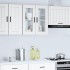 Armario de pared para cocina con puerta de cristal Porto