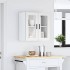 Armario de pared para cocina con puerta de cristal Porto