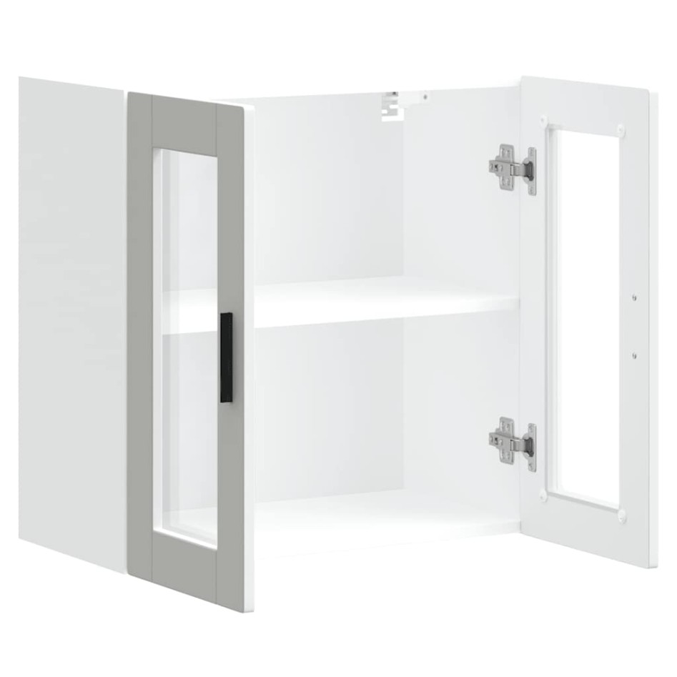 Armario de pared para cocina con puerta de cristal Porto