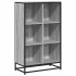 Estantería madera de ingeniería gris sonoma 65,5x33x107,5