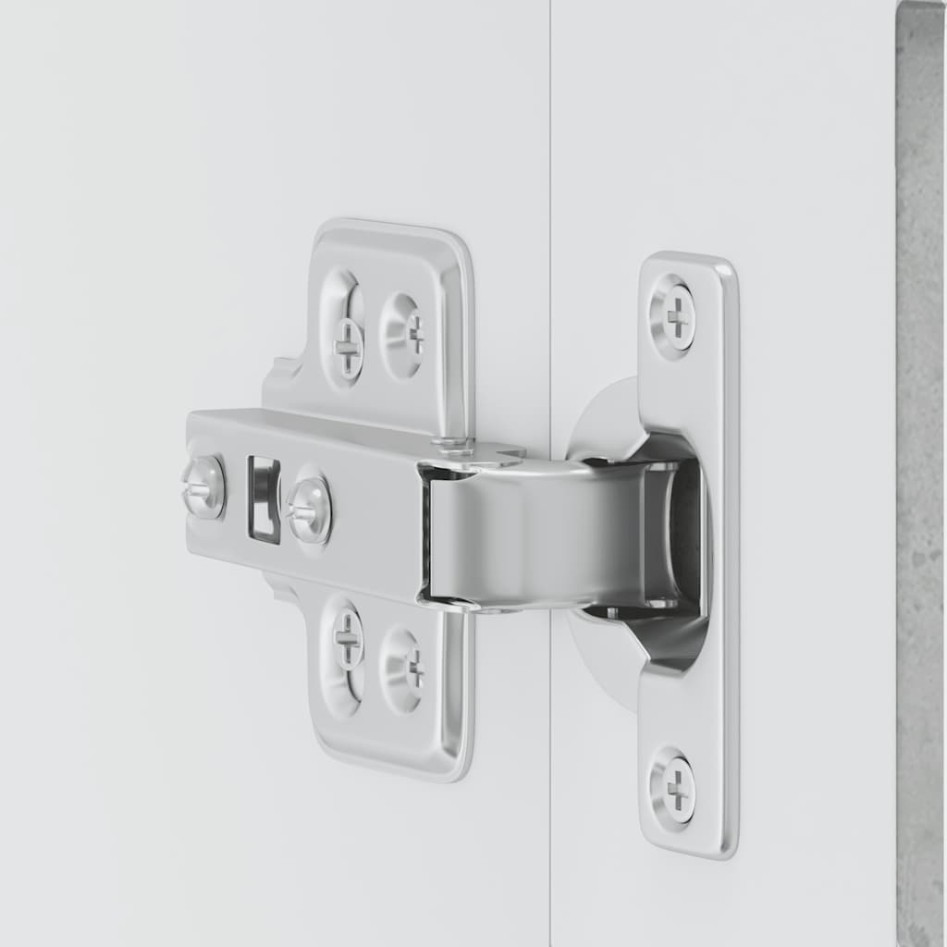 Armario de pared para cocina puerta cristal Porto gris