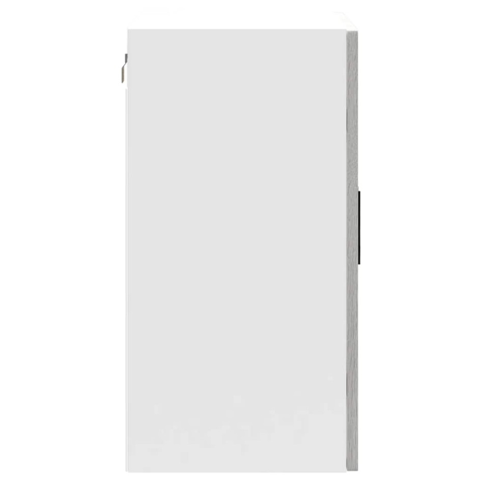 Armario de pared para cocina puerta cristal Porto gris