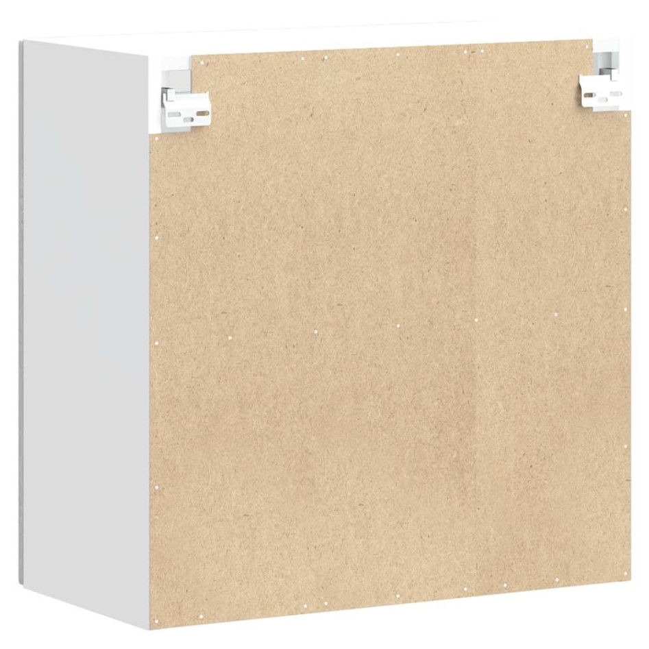 Armario de pared para cocina puerta cristal Porto gris