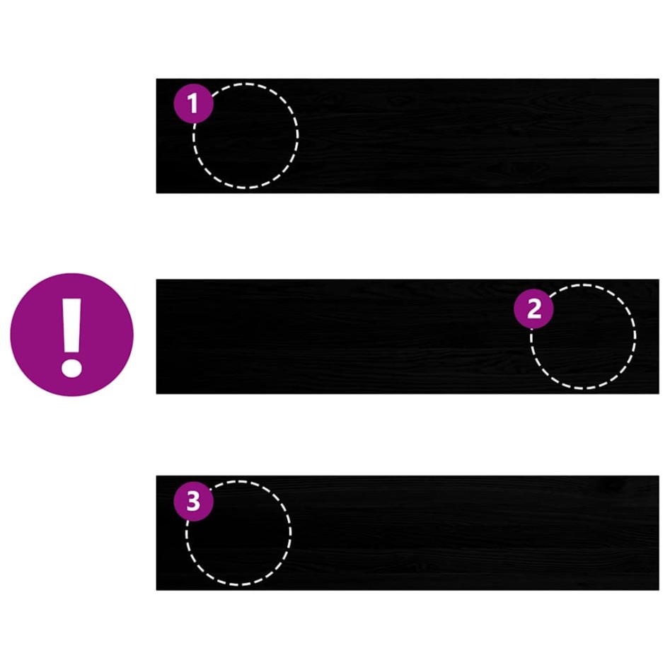 Peldaños de escalera 2 uds madera maciza roble marrón