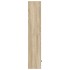 Estantería de madera de ingeniería roble sonoma 31x24x127