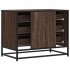 Cómoda de madera contrachapada roble marrón 70x41x56